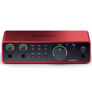 Interface Focusrite Scarlett 2i2 4th Gen